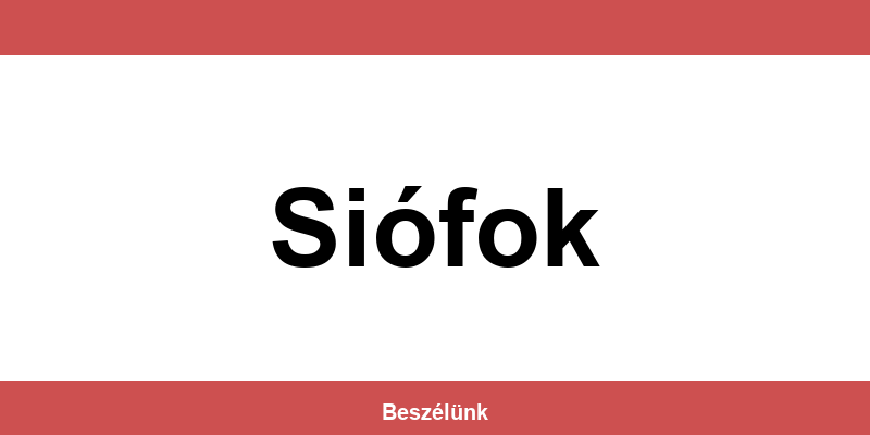 Vodafone (One) ügyfélszolgálat Siófok – telefonszám és elérhetőség