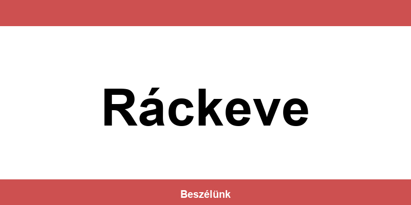 Vodafone (One) ügyfélszolgálat Ráckeve – telefonszám és elérhetőség